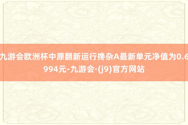 九游会欧洲杯中原翻新运行搀杂A最新单元净值为0.6994元-九游会·(j9)官方网站