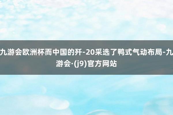 九游会欧洲杯而中国的歼-20采选了鸭式气动布局-九游会·(j9)官方网站