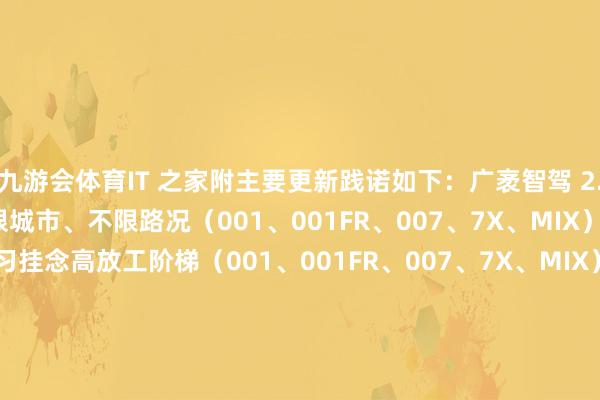 九游会体育IT 之家附主要更新践诺如下：广袤智驾 2.0无图城市 NZP：不限城市、不限路况（001、001FR、007、7X、MIX）城市 NZP- 通勤格式：学习挂念高放工阶梯（001、001FR、007、7X、MIX）离车泊入：不在车上也能停车（007、7X）主动安全：AEB+、PEB、ACPE、AWW（007、7X）ZEEKR AI OSAI EvaEva 出行助手 2.0（001、001