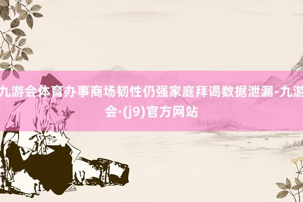 九游会体育办事商场韧性仍强家庭拜谒数据泄漏-九游会·(j9)官方网站