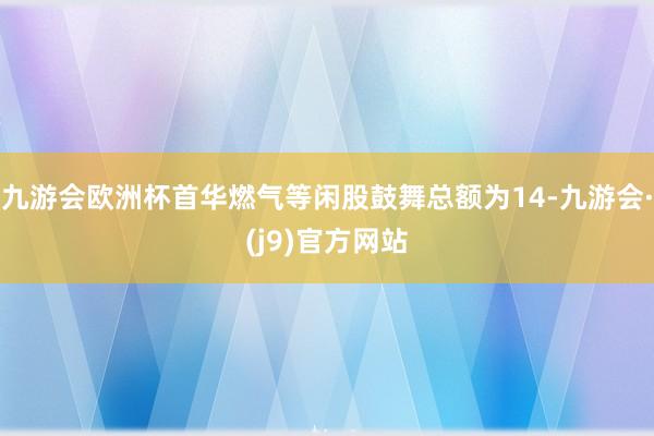九游会欧洲杯首华燃气等闲股鼓舞总额为14-九游会·(j9)官方网站