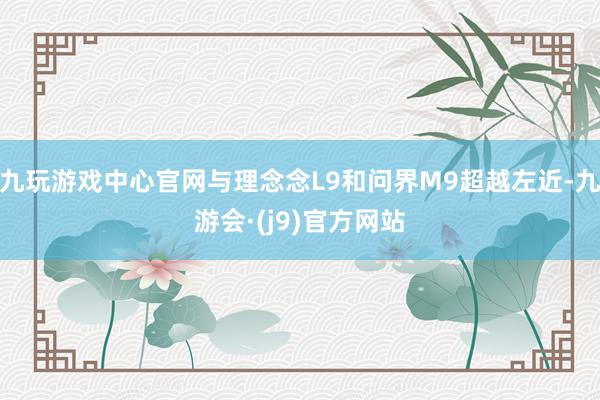九玩游戏中心官网与理念念L9和问界M9超越左近-九游会·(j9)官方网站